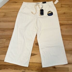 Angels Forever Young White Ankle Wide Legged Trousers - NWT
